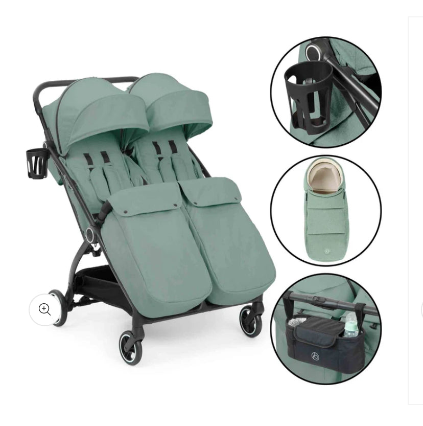 Ickle Bubba-ARIES DOUBLE PRIME AUTO-FOLD STROLLER