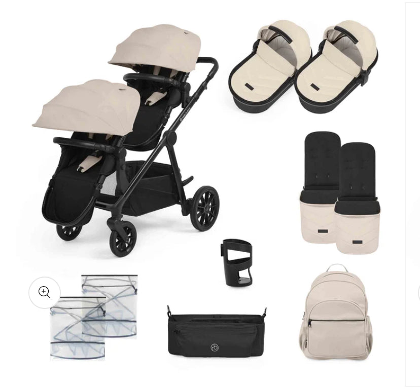 Ickle Bubba-VIRGO TWIN 12 PIECE PRAM